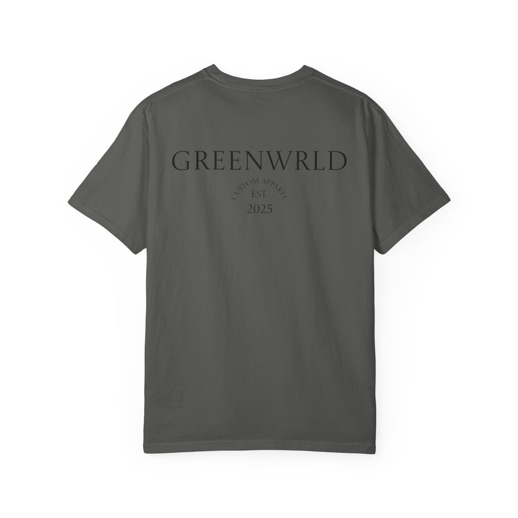 "Midnight Artist" GreenWRLD Unisex Garment-Dyed T-Shirt