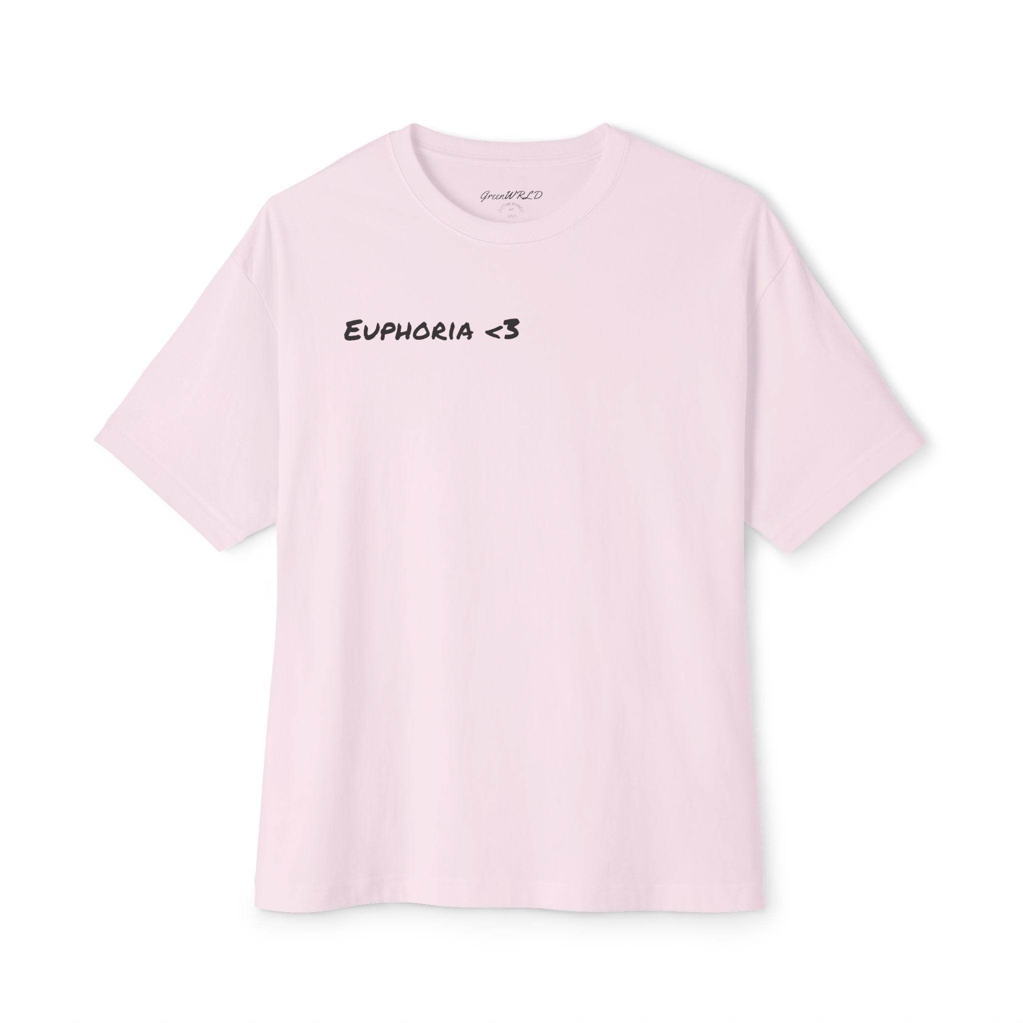 "Euphoria <3" GreenWRLD Unisex Boxy Tee
