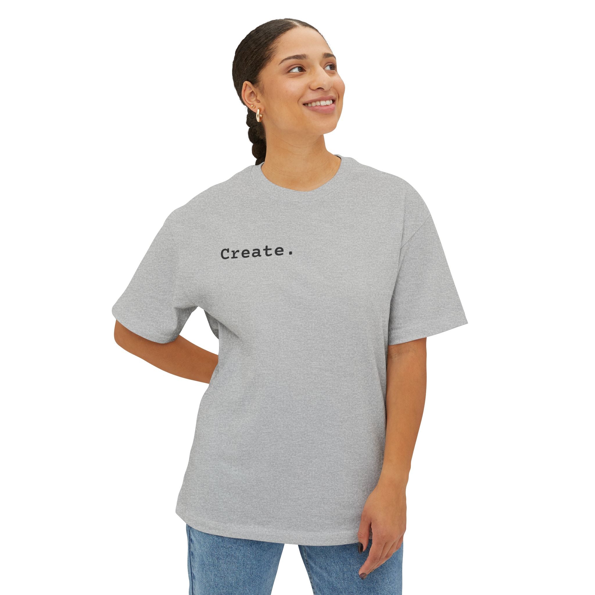 “Live To Create.” Unisex Oversized Tee