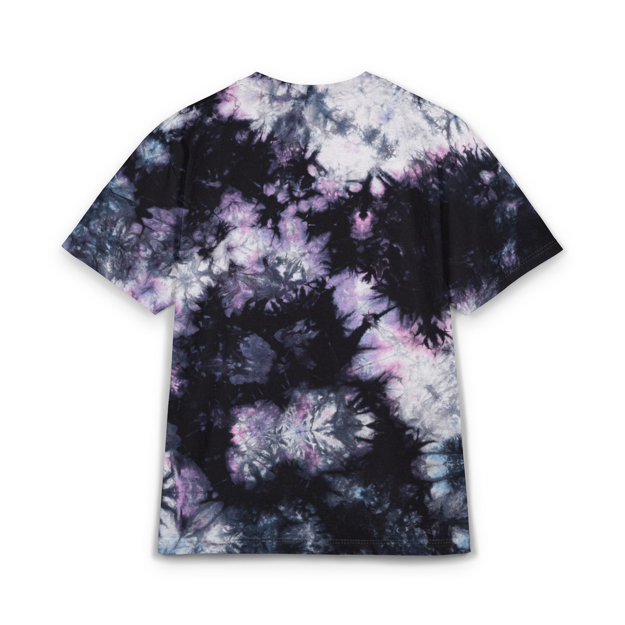 "Glow." Oversized Tie-Dye T-Shirt (Embroidery)