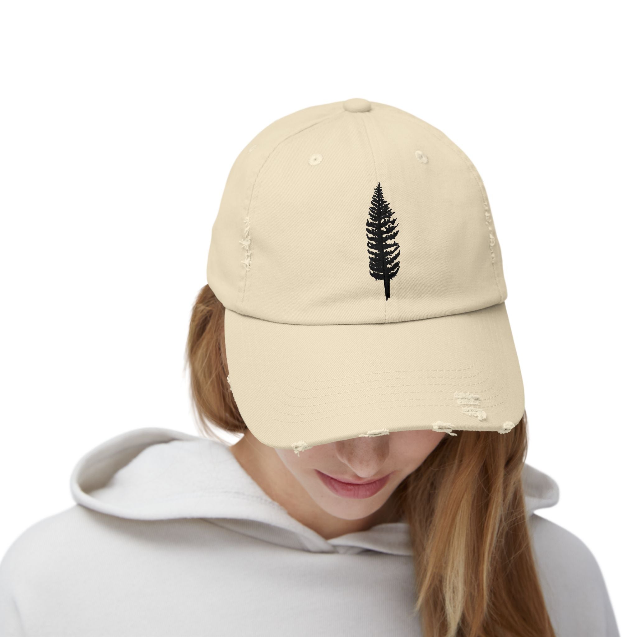 Pine Tree GreenWRLD Unisex Distressed Cap