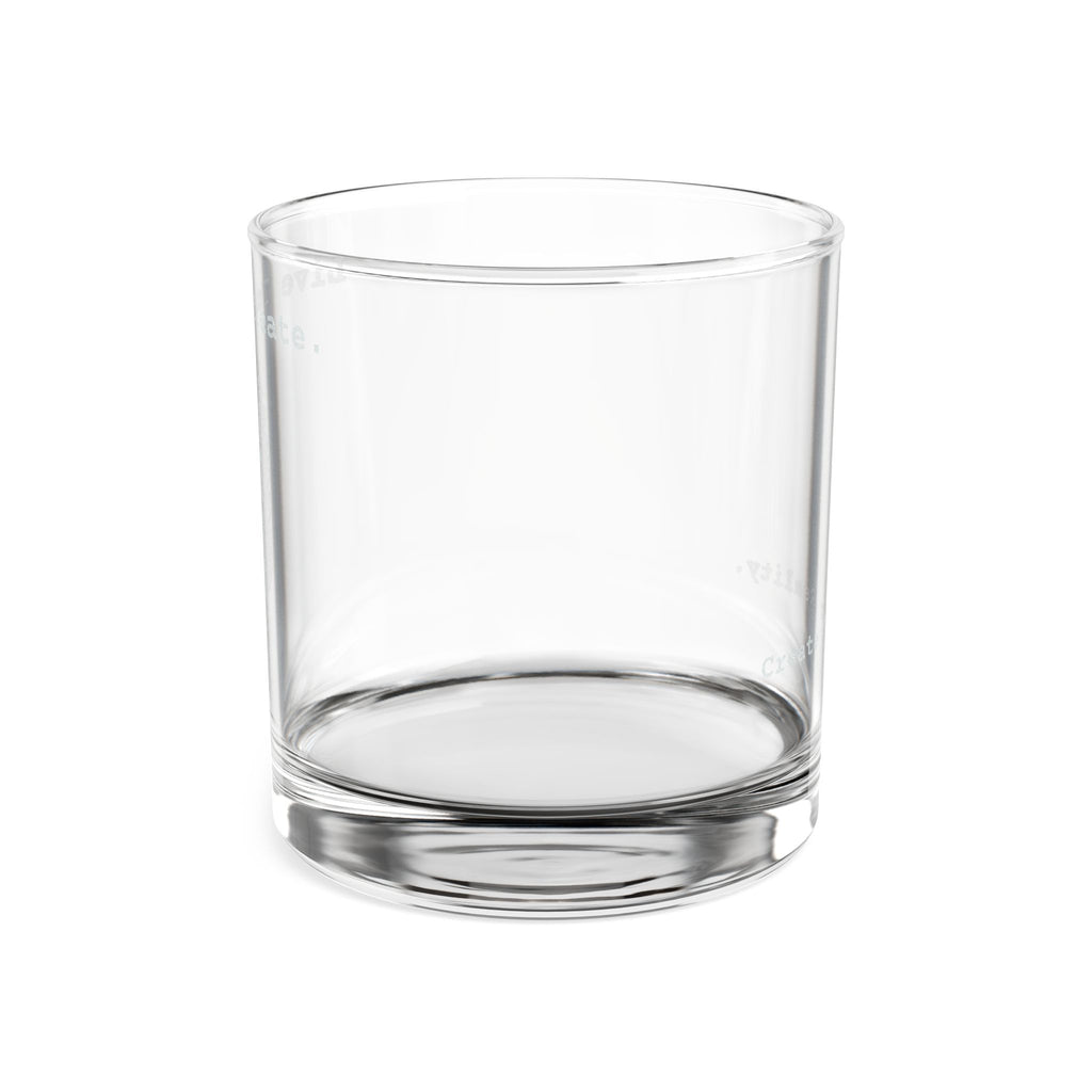 "Live To Create." - Engraved Rocks Glass 10.5oz