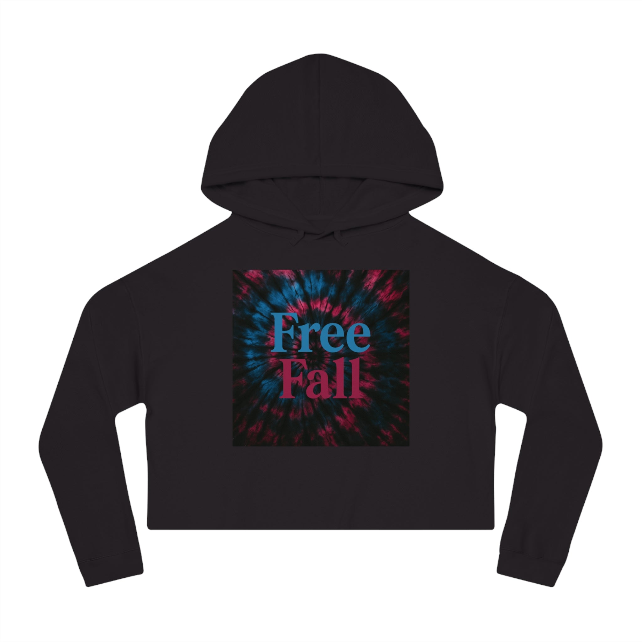"Free Fall" Women’s Cropped Hooded Sweatshirt