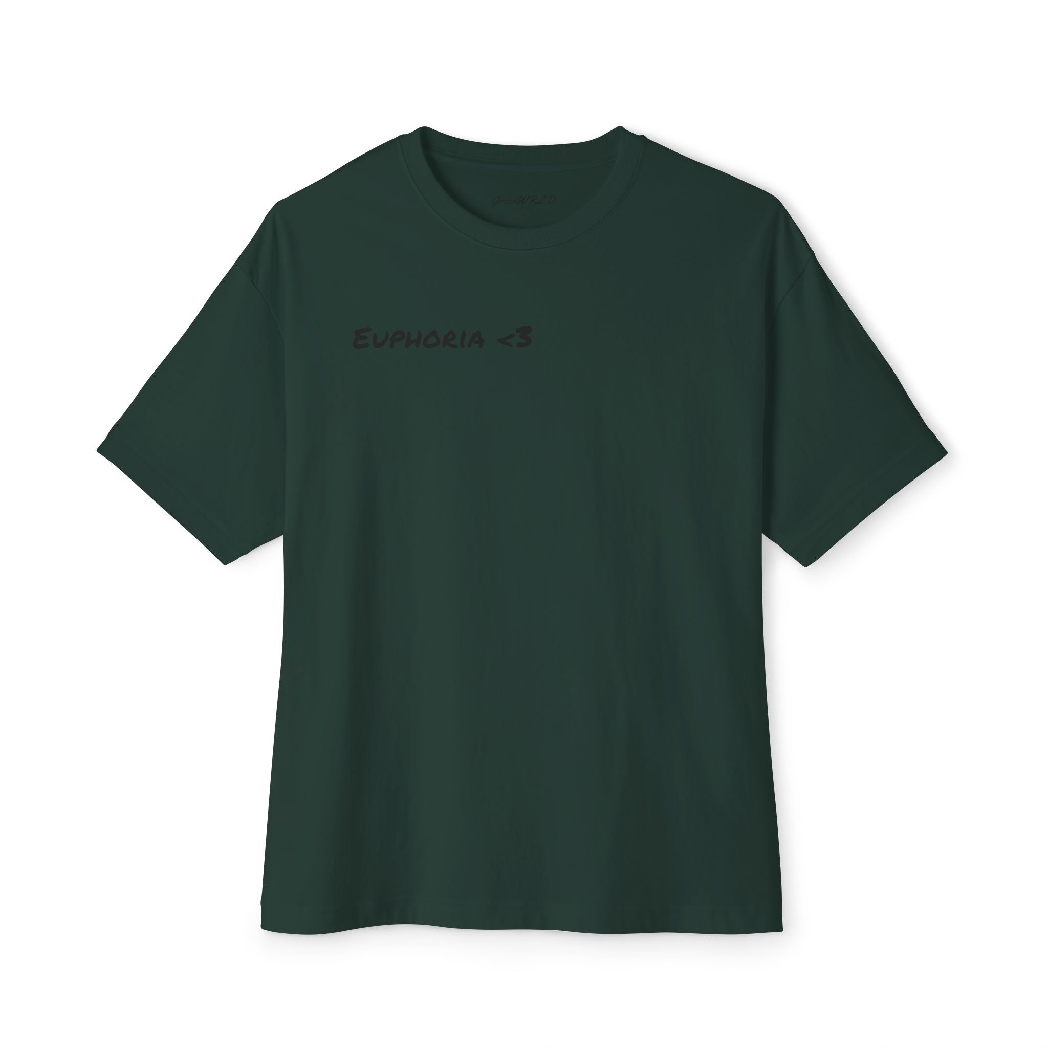 "Euphoria <3" GreenWRLD Unisex Boxy Tee