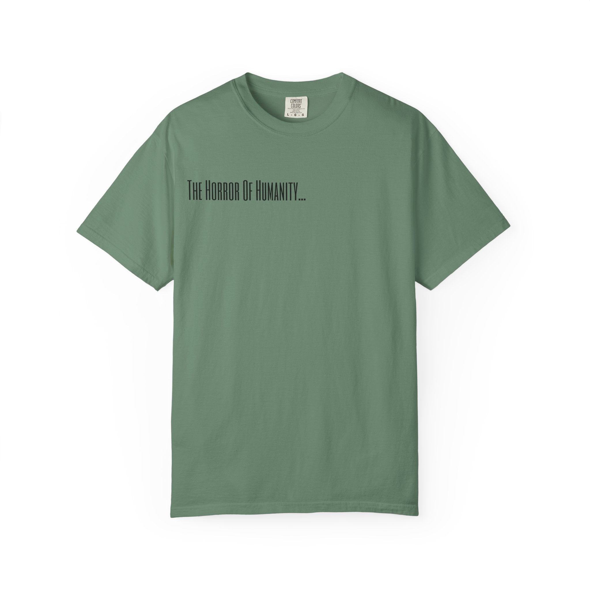 "Horror Humanity." GreenWRLD Unisex T-Shirt