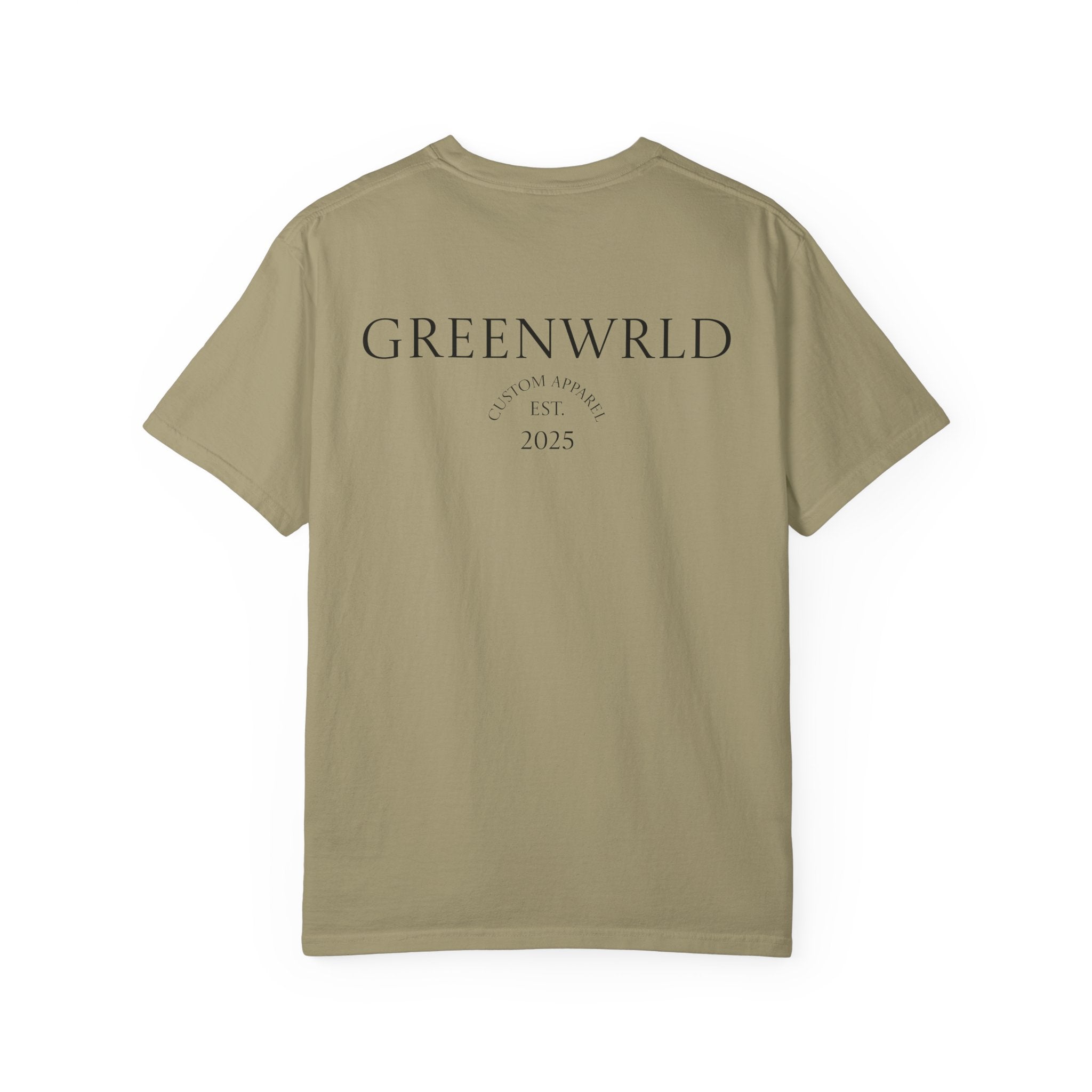 "Midnight Artist" GreenWRLD Unisex Garment-Dyed T-Shirt