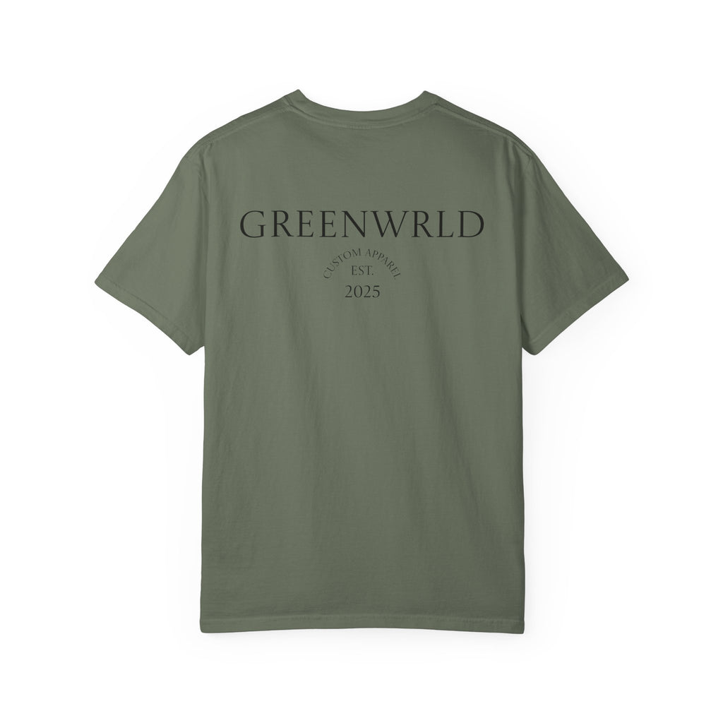 "Midnight Artist" GreenWRLD Unisex Garment-Dyed T-Shirt