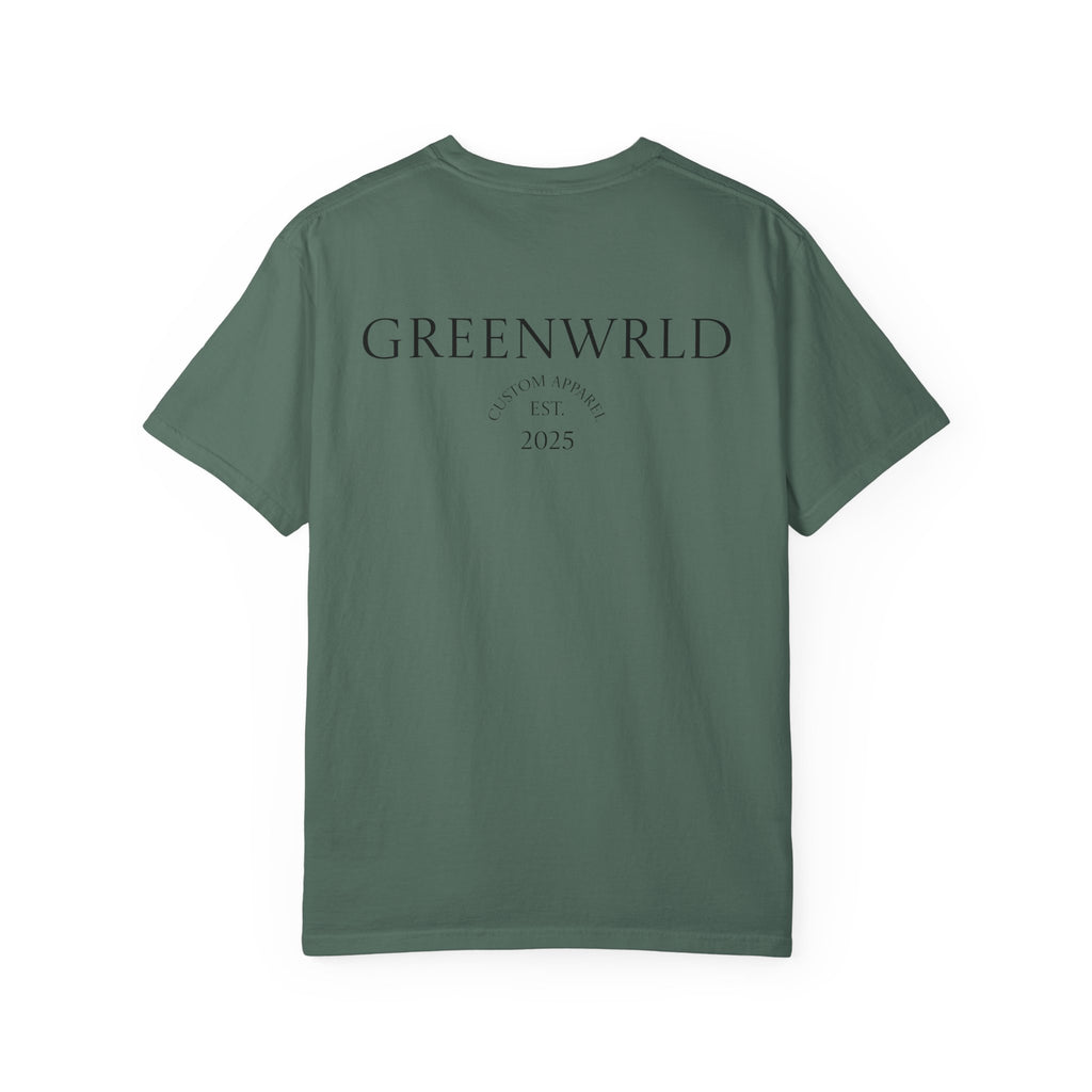 "Midnight Artist" GreenWRLD Unisex Garment-Dyed T-Shirt
