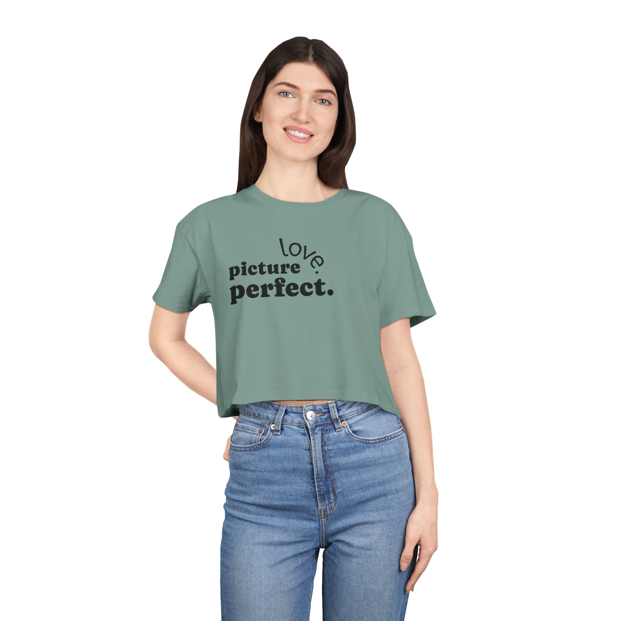 Picture perfect. Love. Crop top.
