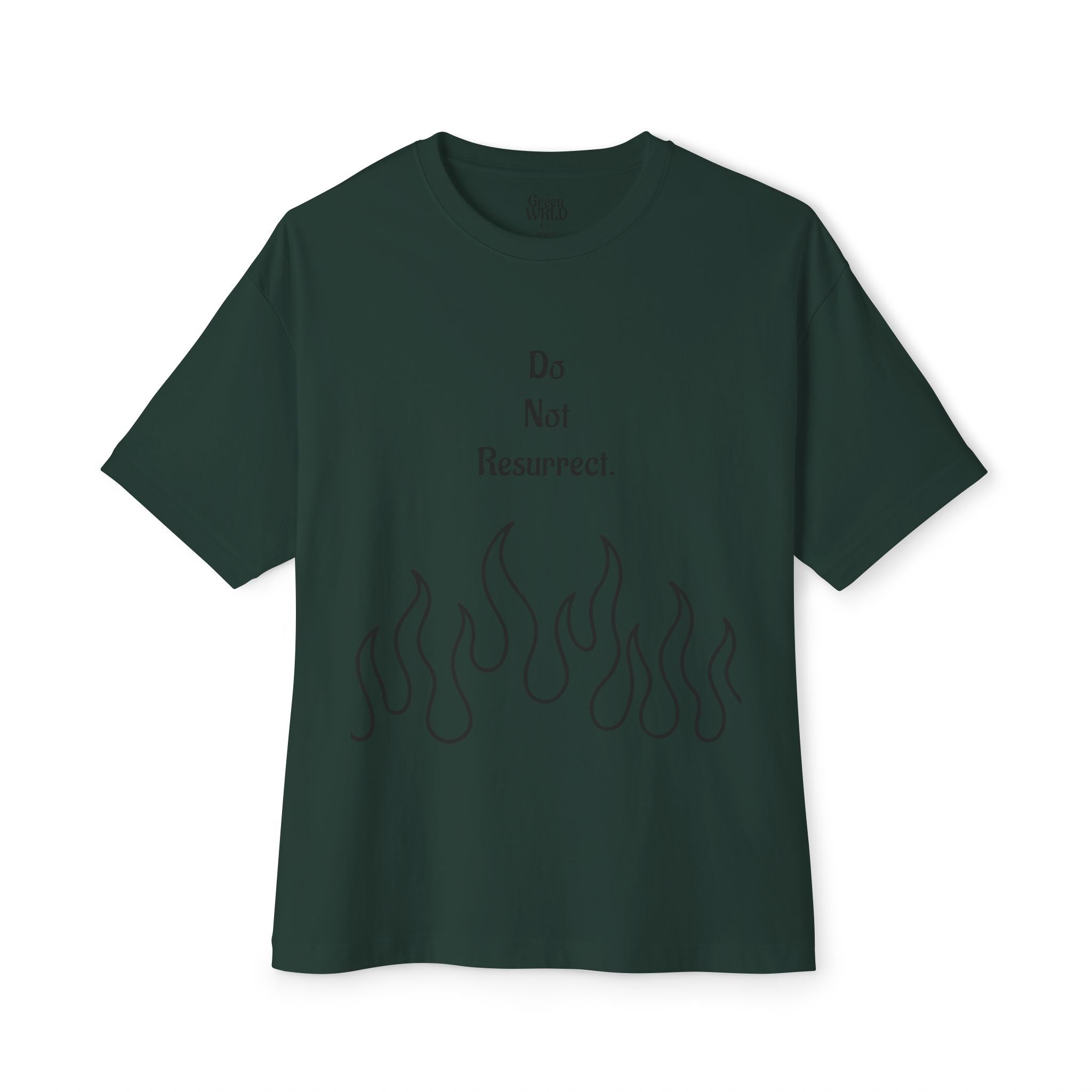 “Do Not Resurrect” Unisex Oversized Boxy Tee