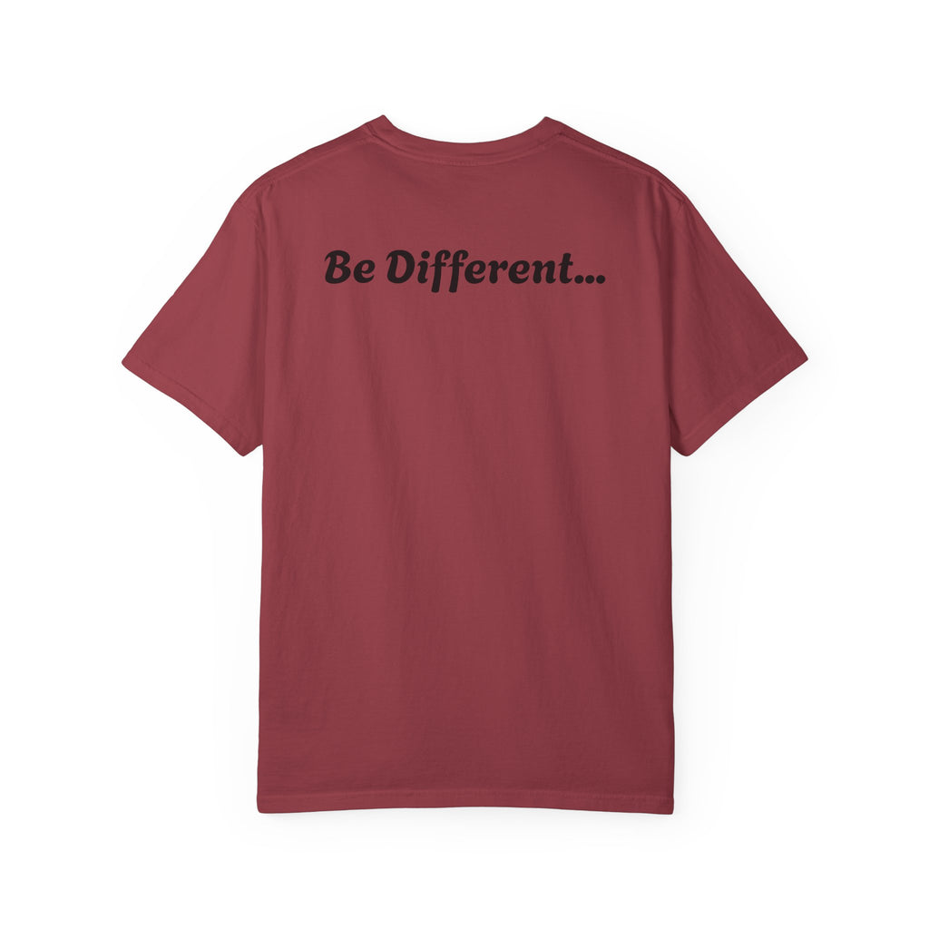 “Show love, Be Different” Unisex Garment-Dyed T-shirt