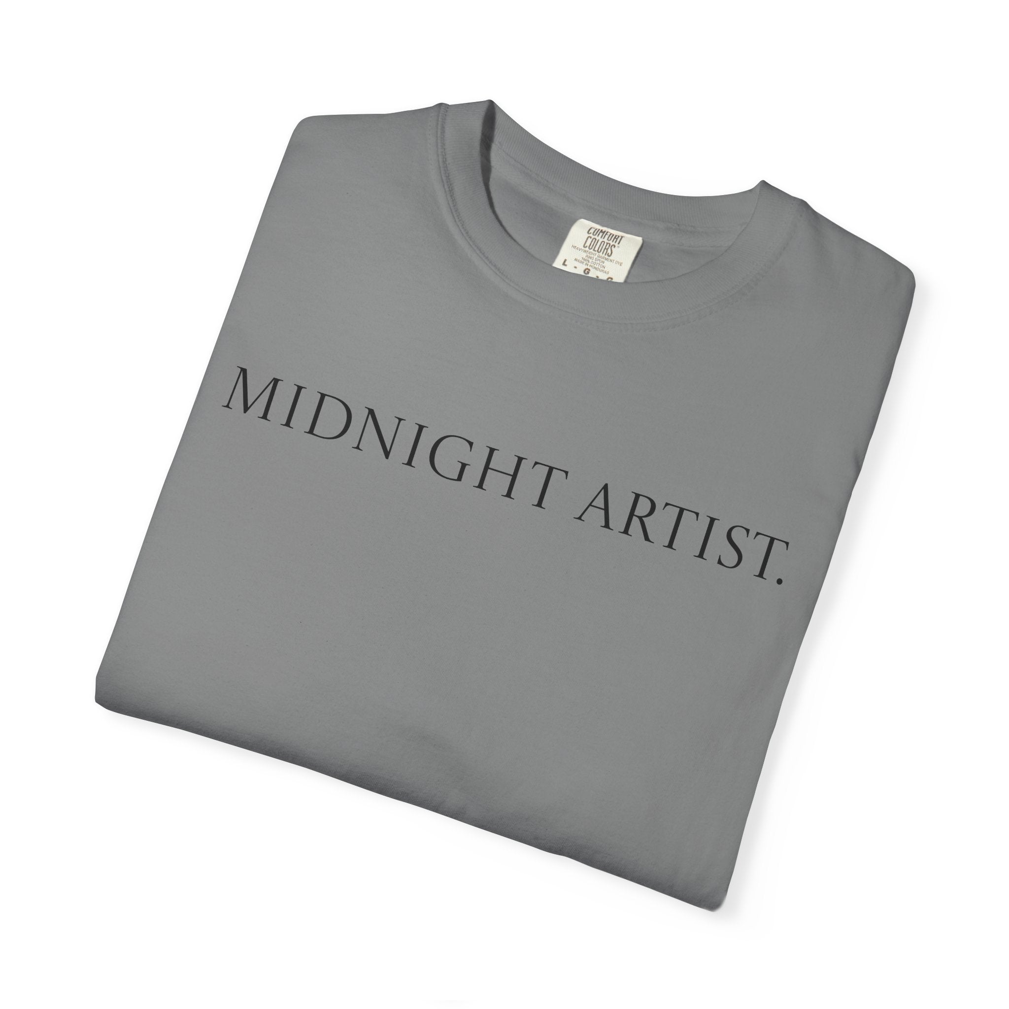 "Midnight Artist" GreenWRLD Unisex Garment-Dyed T-Shirt
