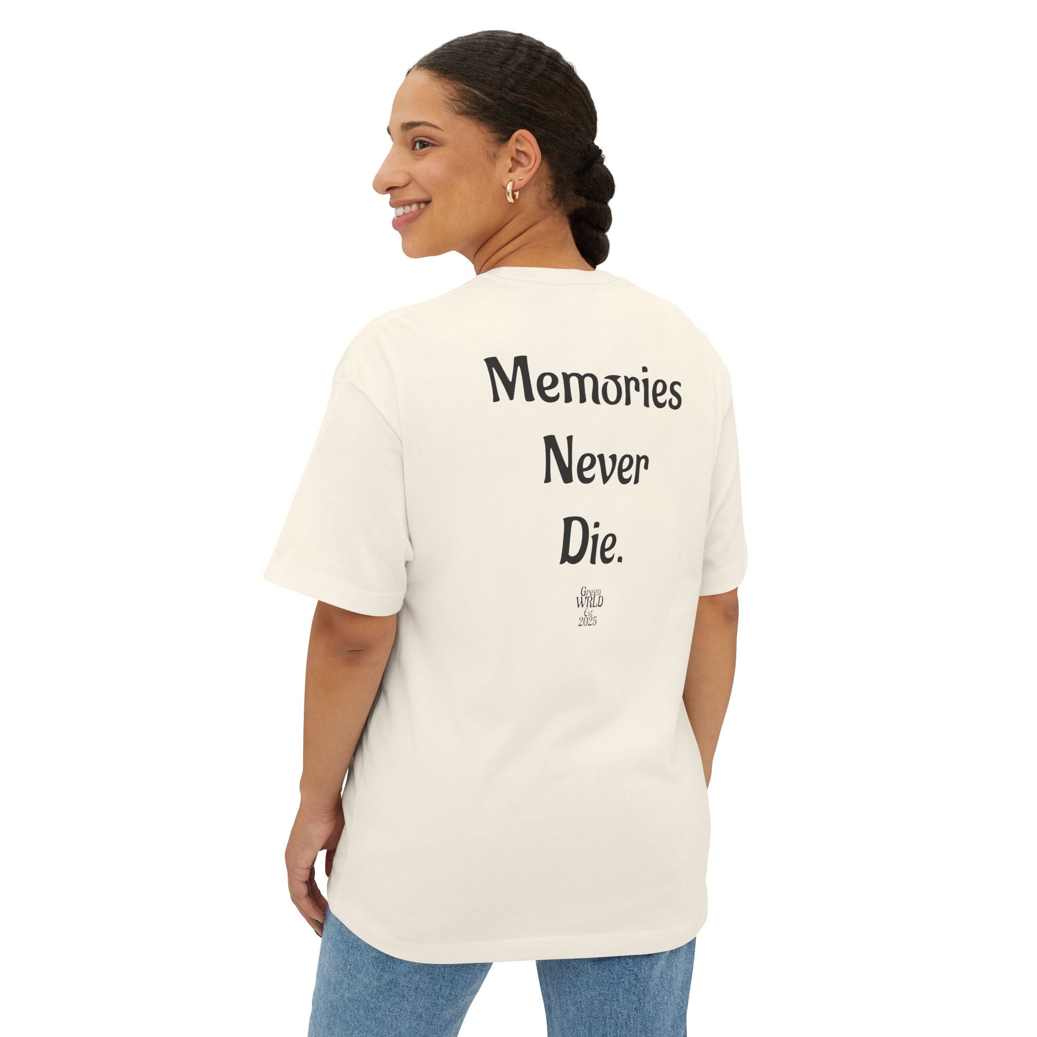 "Live Fast. Live Forever..." Unisex Oversized Boxy Tee