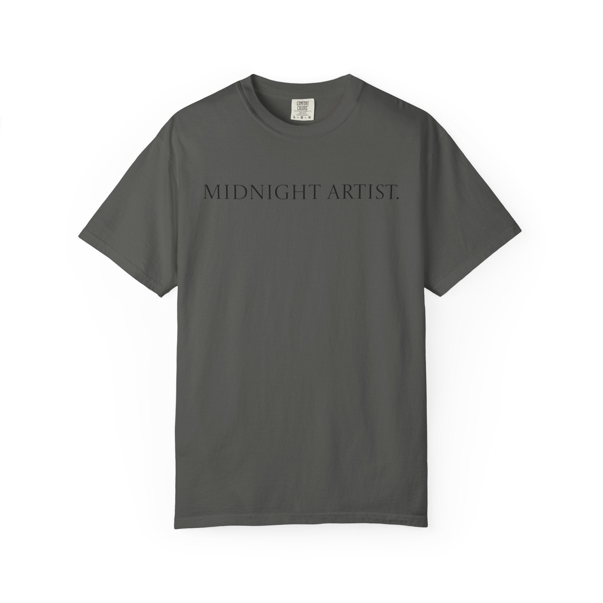 "Midnight Artist" GreenWRLD Unisex Garment-Dyed T-Shirt
