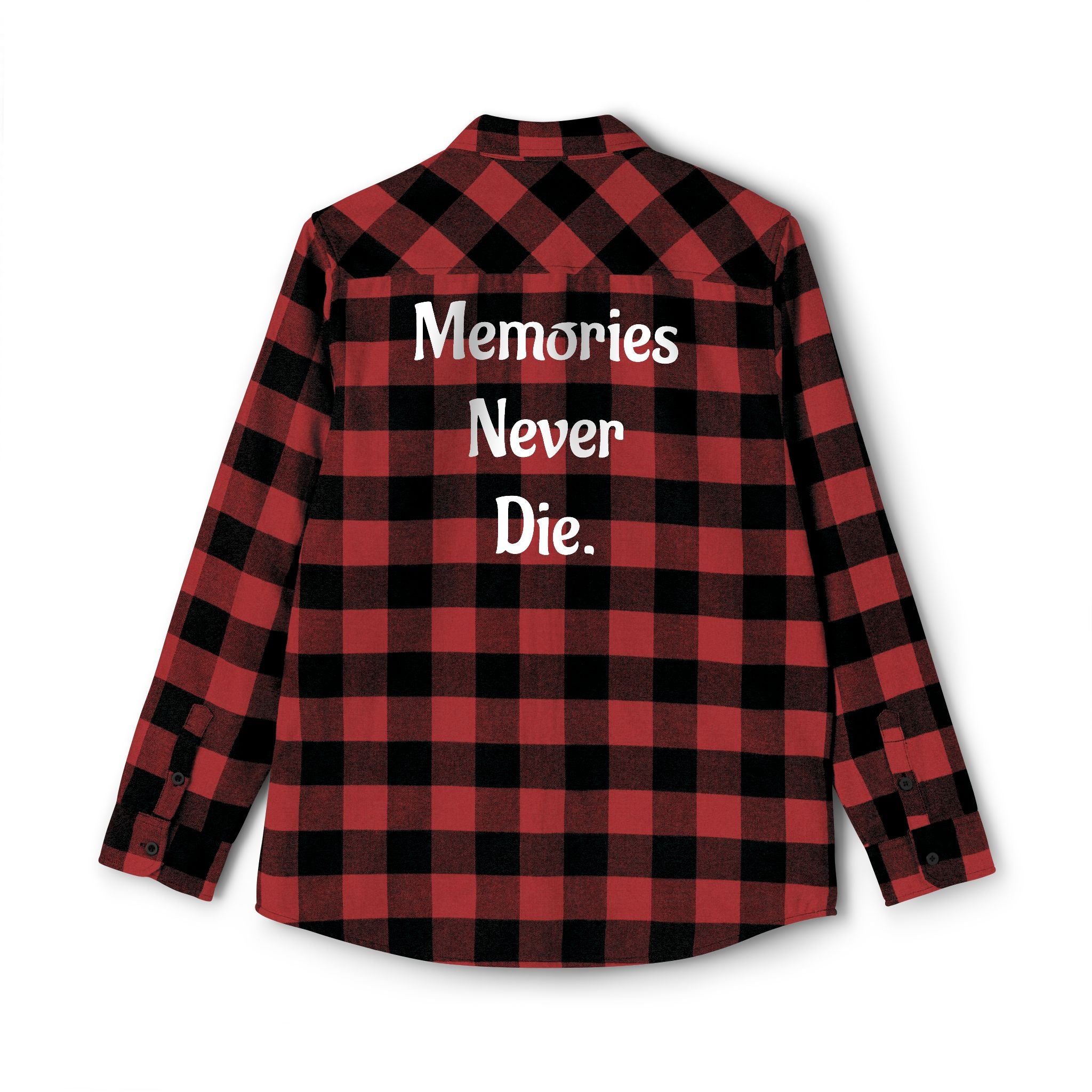 "Live Fast, Live Forever." Unisex Flannel