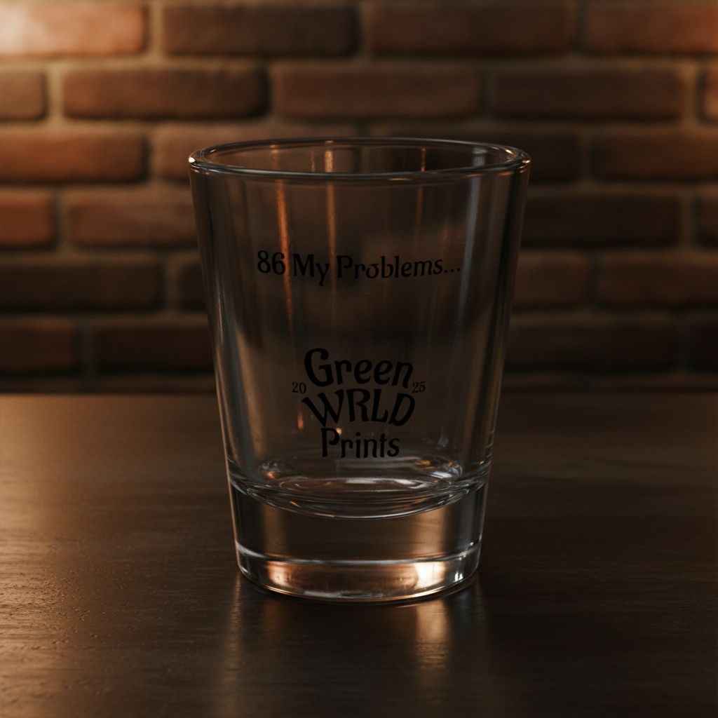 86 My Problems Shot Glass — 1.5oz Shot Glass