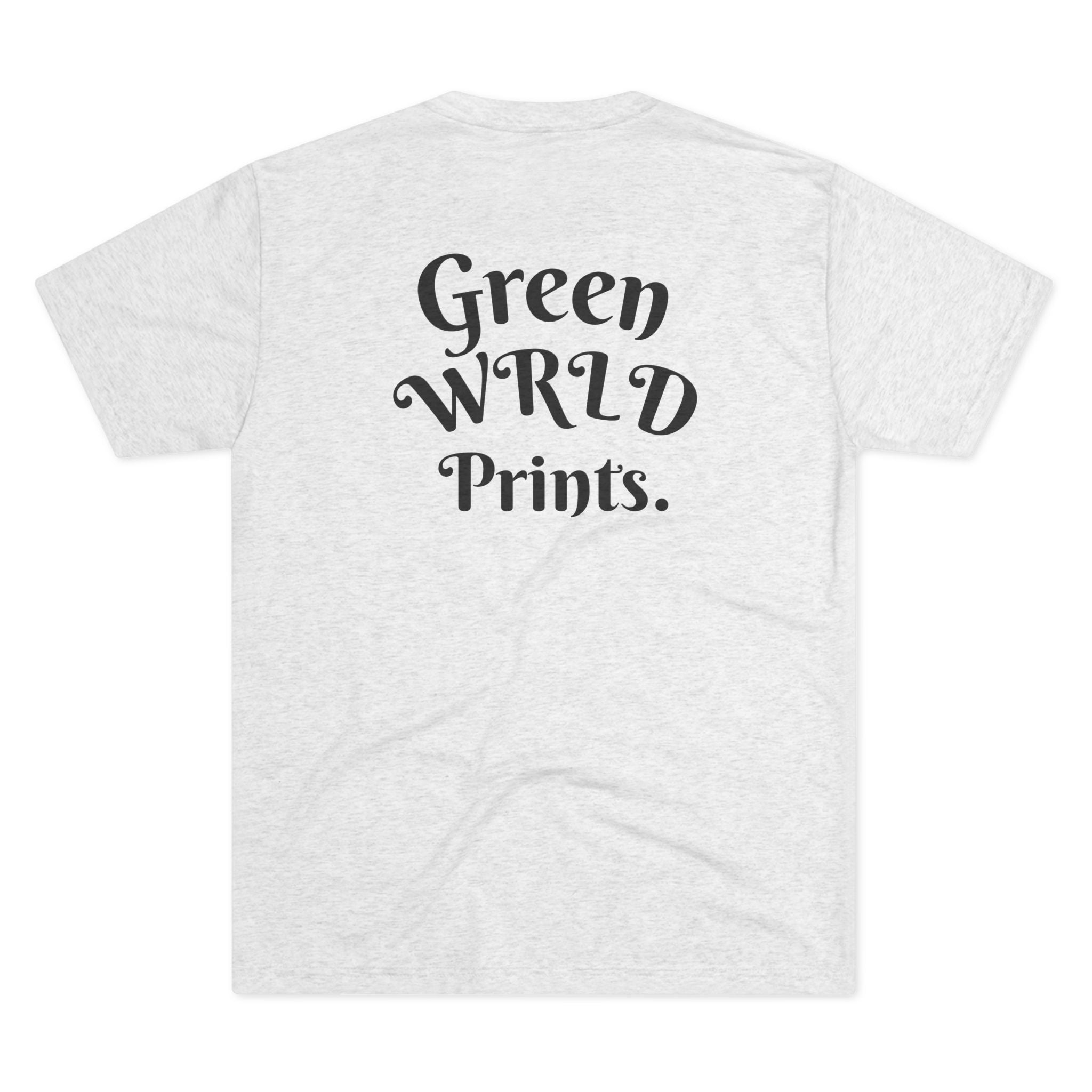 “A Different Point Of View” GreenWRLDPrints Unisex Tri-Blend Crew Tee