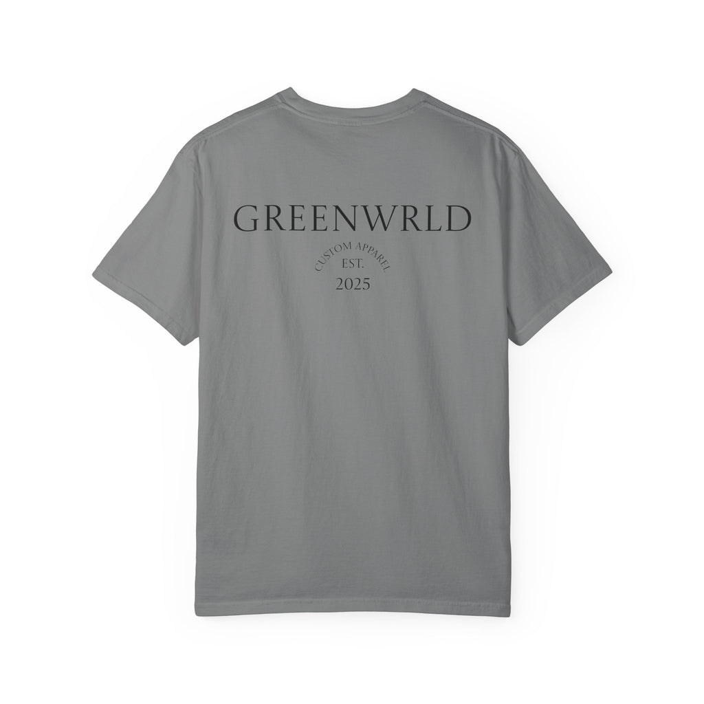 "Midnight Artist" GreenWRLD Unisex Garment-Dyed T-Shirt